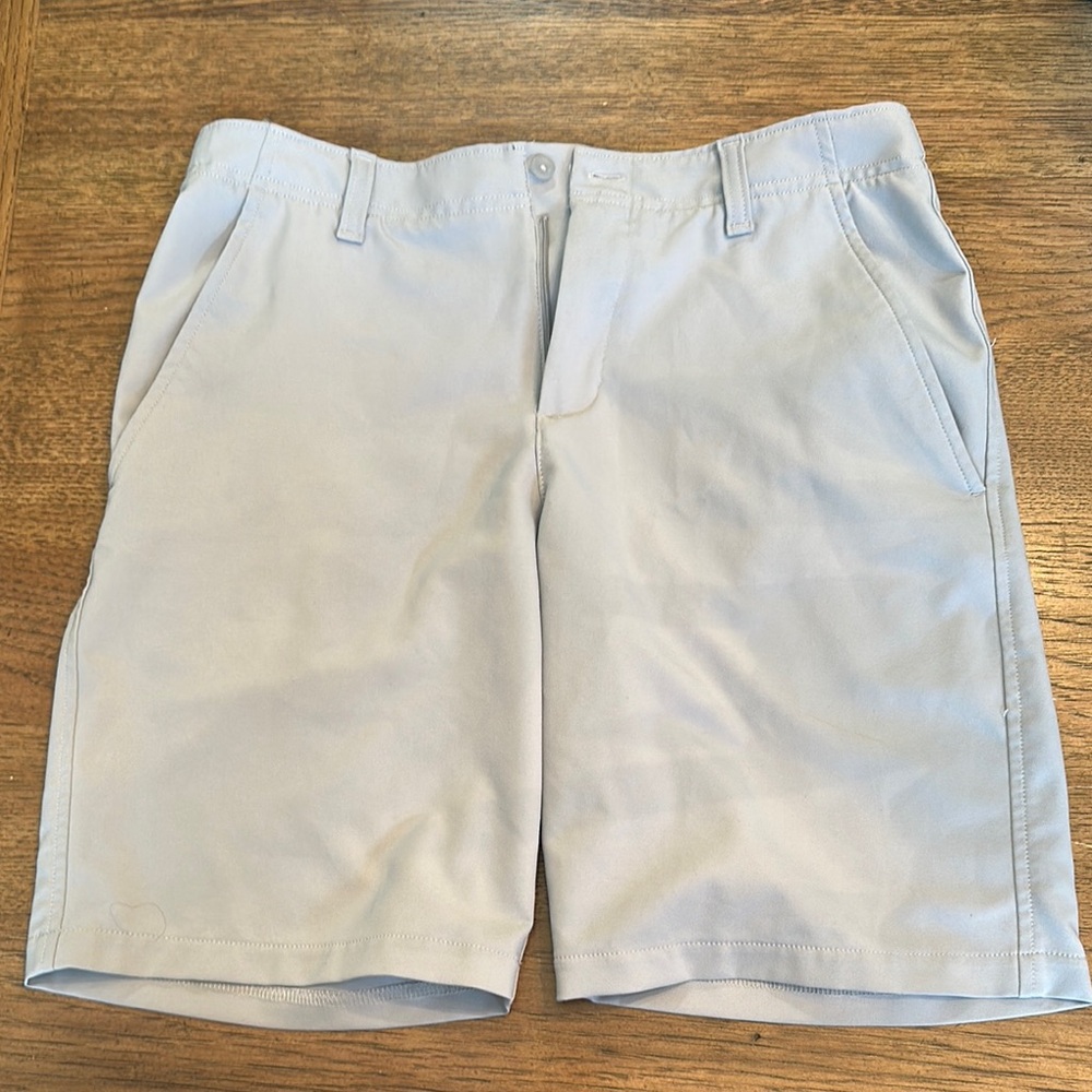 Under Armour Gray Casual Bermuda Shorts